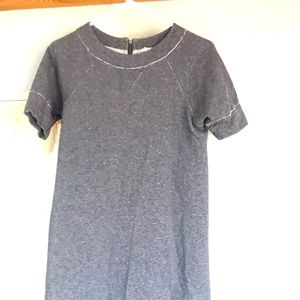 Madewell Grey Sweatshirt Dress - XS